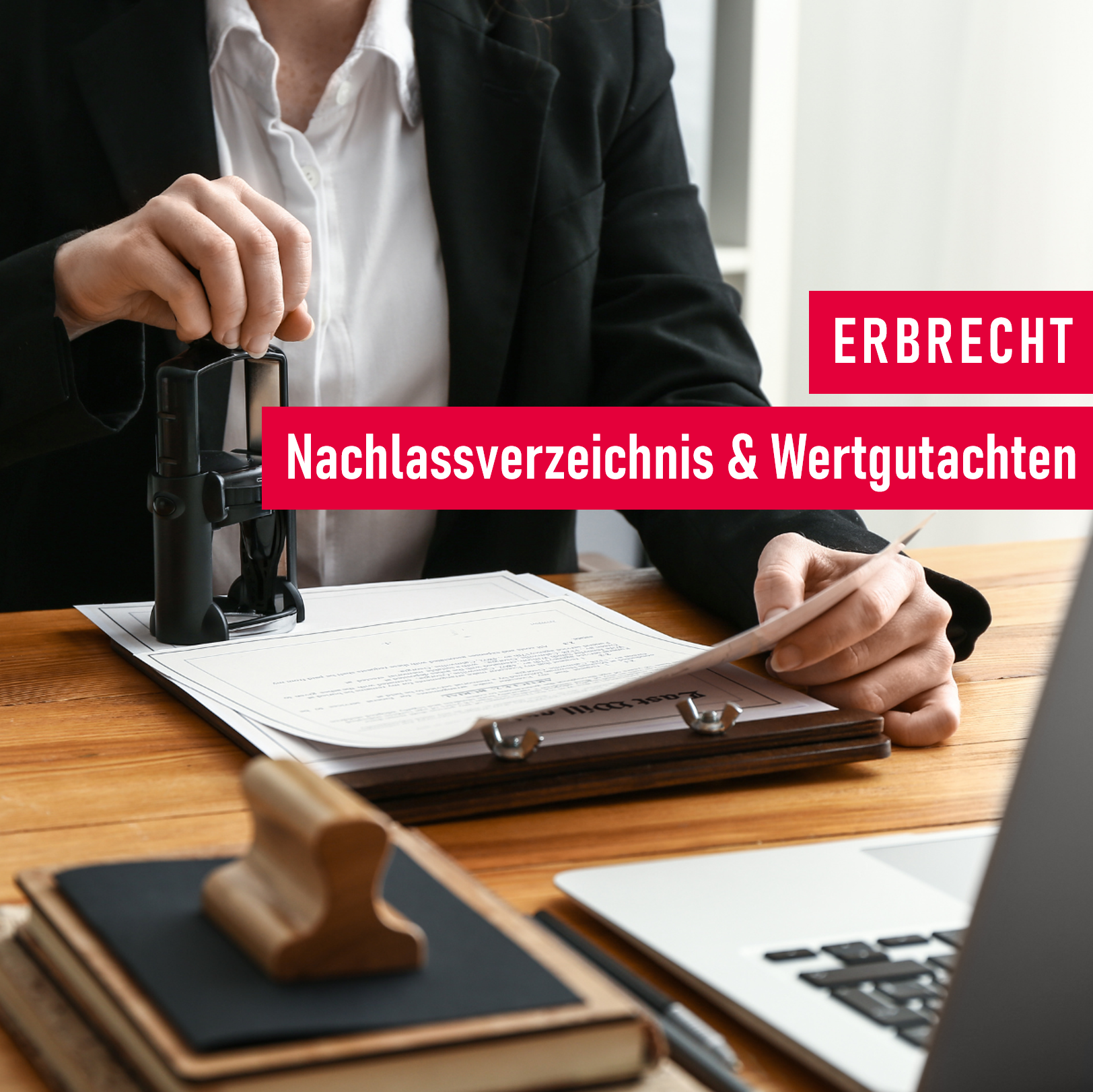 Notarielles Nachlassverzeichnis und Wertgutachten für Nachgrundstück